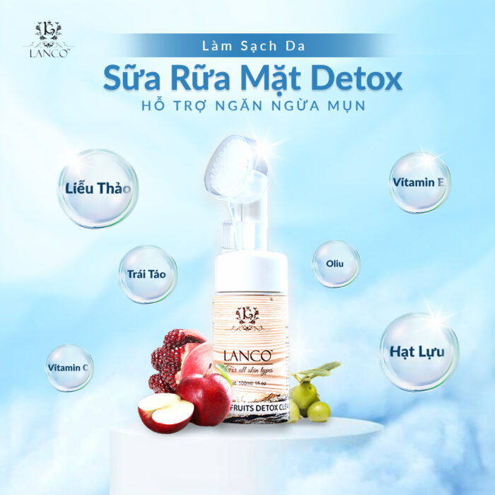 SỮA RỬA MẶT DETOX 100ml LANCO