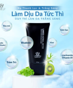 NẠ THANH LỌC VÀ TRẮNG SÁNG 120gr LANCO